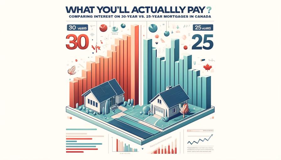 Comparing Interest on 30-Year vs. 25-Year Mortgages in Canada